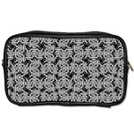 Ethnic symbols motif black and white pattern Toiletries Bag (Two Sides)