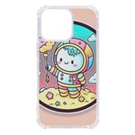 Boy Astronaut Cotton Candy Childhood Fantasy Tale Literature Planet Universe Kawaii Nature Cute Clou iPhone 13 Pro TPU UV Print Case