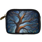 Tree Branches Mystical Moon Expressionist Oil Painting Acrylic Painting Abstract Nature Moonlight Ni Digital Camera Leather Case
