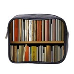 Book Nook Books Bookshelves Comfortable Cozy Literature Library Study Reading Reader Reading Nook Ro Mini Toiletries Bag (Two Sides)
