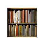 Book Nook Books Bookshelves Comfortable Cozy Literature Library Study Reading Reader Reading Nook Ro Satin Bandana Scarf 22  x 22 