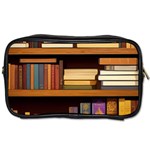 Book Nook Books Bookshelves Comfortable Cozy Literature Library Study Reading Room Fiction Entertain Toiletries Bag (One Side)