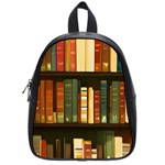 Books Bookshelves Library Fantasy Apothecary Book Nook Literature Study School Bag (Small)