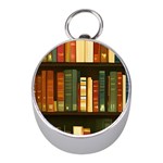 Books Bookshelves Library Fantasy Apothecary Book Nook Literature Study Mini Silver Compasses