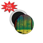 Nature Swamp Water Sunset Spooky Night Reflections Bayou Lake 1.75  Magnets (100 pack) 