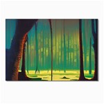 Nature Swamp Water Sunset Spooky Night Reflections Bayou Lake Postcard 4 x 6  (Pkg of 10)