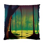 Nature Swamp Water Sunset Spooky Night Reflections Bayou Lake Standard Cushion Case (One Side)