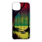 Nature Swamp Water Sunset Spooky Night Reflections Bayou Lake iPhone 14 Plus TPU UV Print Case