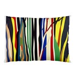 Abstract Trees Colorful Artwork Woods Forest Nature Artistic Pillow Case