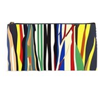 Abstract Trees Colorful Artwork Woods Forest Nature Artistic Pencil Case