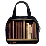 Books Bookshelves Office Fantasy Background Artwork Book Cover Apothecary Book Nook Literature Libra Classic Handbag (Two Sides)