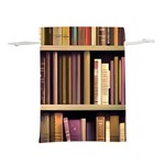 Books Bookshelves Office Fantasy Background Artwork Book Cover Apothecary Book Nook Literature Libra Lightweight Drawstring Pouch (L)