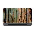 woodland woods forest trees nature outdoors mist moon background artwork book Memory Card Reader with CF