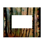woodland woods forest trees nature outdoors mist moon background artwork book White Tabletop Photo Frame 4 x6 