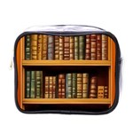 Room Interior Library Books Bookshelves Reading Literature Study Fiction Old Manor Book Nook Reading Mini Toiletries Bag (One Side)