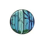 Nature Outdoors Night Trees Scene Forest Woods Light Moonlight Wilderness Stars Hat Clip Ball Marker (10 pack)