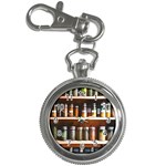 Alcohol Apothecary Book Cover Booze Bottles Gothic Magic Medicine Oils Ornate Pharmacy Key Chain Watches