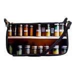 Alcohol Apothecary Book Cover Booze Bottles Gothic Magic Medicine Oils Ornate Pharmacy Shoulder Clutch Bag