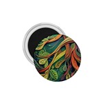 Outdoors Night Setting Scene Forest Woods Light Moonlight Nature Wilderness Leaves Branches Abstract 1.75  Magnets