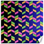 Background Pattern Geometric Pink Yellow Green Canvas 20  x 20 