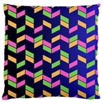Background Pattern Geometric Pink Yellow Green Large Cushion Case (One Side)