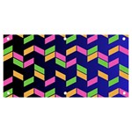 Background Pattern Geometric Pink Yellow Green Banner and Sign 6  x 3 