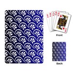 Pattern Floral Flowers Leaves Botanical Playing Cards Single Design (Rectangle)