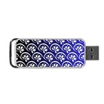 Pattern Floral Flowers Leaves Botanical Portable USB Flash (One Side)