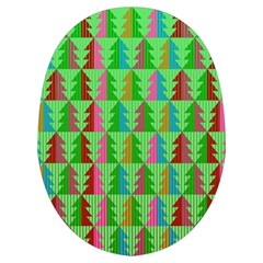 Trees Pattern Retro Pink Red Yellow Holidays Advent Christmas Microwave Oven Glove from ArtsNow.com Palm