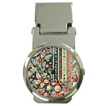 Winter Snow Holidays Money Clip Watches