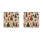 Christmas Decoration Cufflinks (Square)