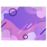 Colorful Labstract Wallpaper Theme Two Sides Premium Plush Fleece Blanket (Baby Size)