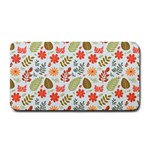 Background Pattern Flowers Design Leaves Autumn Daisy Fall Medium Bar Mat