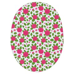 Flowers Leaves Roses Pattern Floral Nature Background Microwave Oven Glove from ArtsNow.com Palm