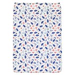 Background Pattern Floral Leaves Flowers Removable Flap Cover (S)