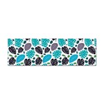 Leaves Monstera Pattern Nature Blue Purple Mauve Flora Sticker Bumper (100 pack)