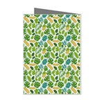Leaves Tropical Background Pattern Green Botanical Texture Nature Foliage Mini Greeting Cards (Pkg of 8)