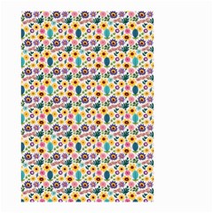 Floral Flowers Leaves Tropical Pattern Small Garden Flag (Two Sides) from ArtsNow.com Back