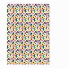 Floral Flowers Leaves Tropical Pattern Large Garden Flag (Two Sides) from ArtsNow.com Back
