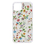 Vintage Floral Flower Pattern Art Nature Blooming Blossom Botanical Botany iPhone 14 Plus TPU UV Print Case