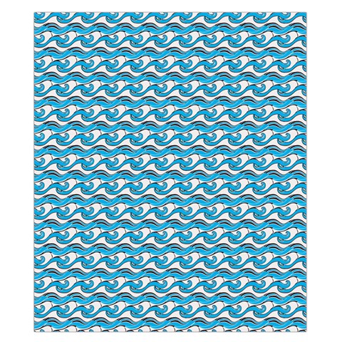 Blue Wave Sea Ocean Pattern Background Beach Nature Water Duvet Cover (California King Size) from ArtsNow.com Duvet Quilt