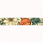 Flowers Pattern Texture Art Colorful Nature Painting Surface Vintage Small Bar Mat
