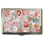 Vintage Floral Flower Art Nature Blooming Blossom Botanical Botany Pattern Cigarette Money Case