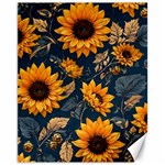 Flowers Pattern Spring Bloom Blossom Rose Nature Flora Floral Plant Canvas 11  x 14 