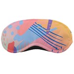 Abstract Lines Dots Pattern Purple Pink Blue Sleep Mask