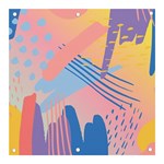 Abstract Lines Dots Pattern Purple Pink Blue Banner and Sign 3  x 3 