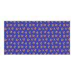 Cute sketchy monsters motif pattern Satin Wrap 35  x 70 