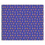 Cute sketchy monsters motif pattern Premium Plush Fleece Blanket (Small)