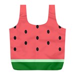 Watermelon Melon Fruit Healthy Food Meal Breakfast Lunch Juice Lemonade Summer Full Print Recycle Bag (L)