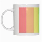Rainbow Cloud Background Pastel Template Multi Coloured Abstract White Mug